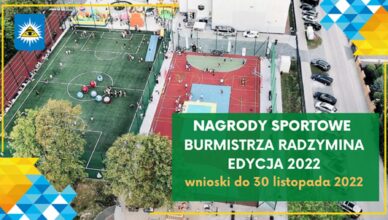 Nagrody sportowe Burmistrza Radzymina - edycja 2022