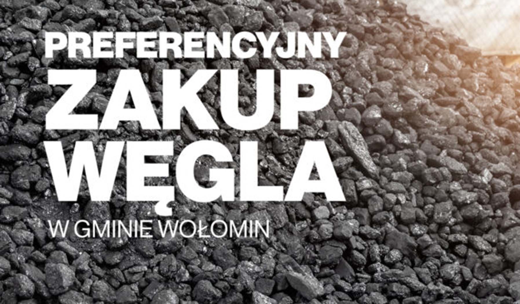 Preferencyjny zakup węgla w gminie Wołomin