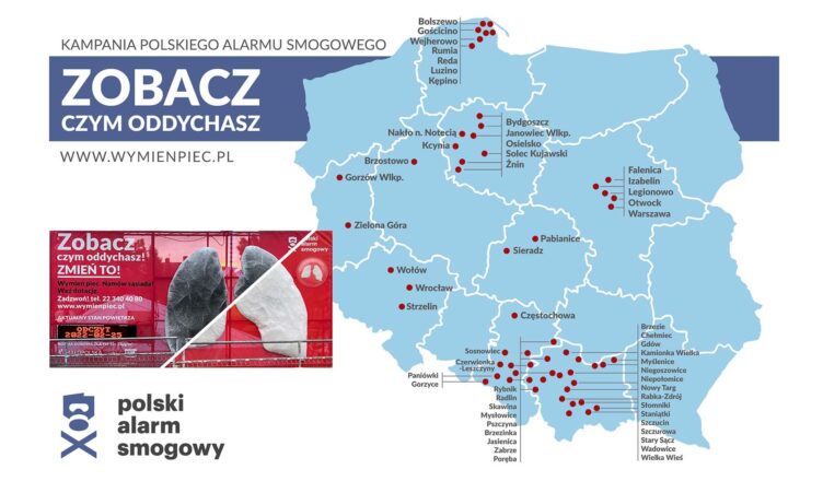 Mobilne płuca jadą w Polskę – ruszyła wielka kampania Polskiego Alarmu Smogowego