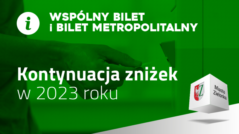 Zielonka kontynuuje udział w dwóch programach zniżkowych na transport publiczny