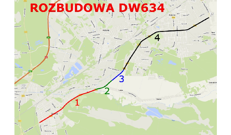 Rozbudowa drogi DW 634