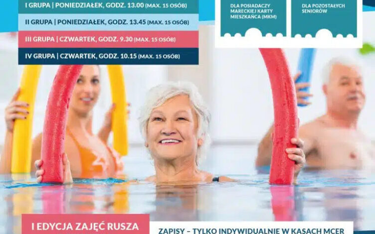 Zajęcia AQUA SENIOR w Markach