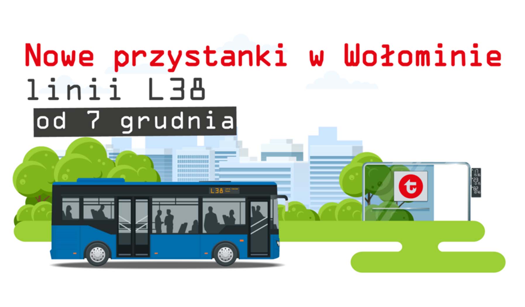 Wołomin - dodatkowe przystanki autobusowe przy ulicy Granicznej