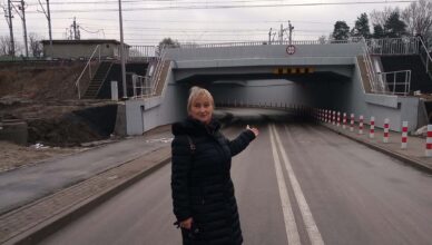 Otwarcie drugiego tunelu w Zielonce z monologiem burmistrza Kamila Iwandowskiego w tle