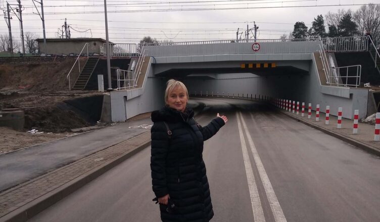 Otwarcie drugiego tunelu w Zielonce z monologiem burmistrza Kamila Iwandowskiego w tle