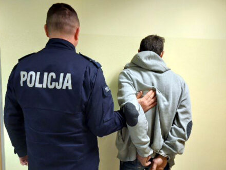 Policjanci zatrzymali go do kontroli za brak tablicy na aucie podczas gdy przewoził kradziony motorower