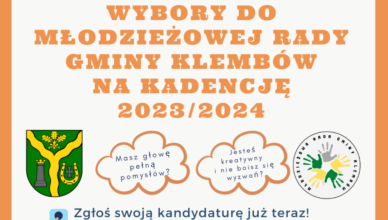 Wybory do Młodzieżowej Rady Gminy Klembów na kadencję 2023-2024