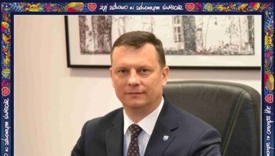 Wspólna przejażdżka z burmistrzem Tłuszcza