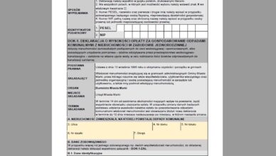 Marki - wypełnij i złóż deklarację odpadową