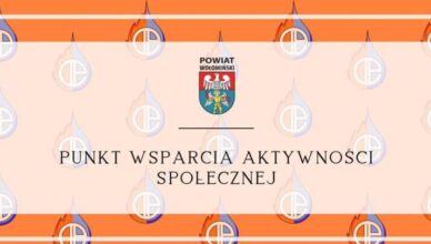 Projekt "Punkt wsparcia aktywności społecznej" realizowany przez Fundację Ogarnij Emocje we współpracy z Powiatem Wołomińskim