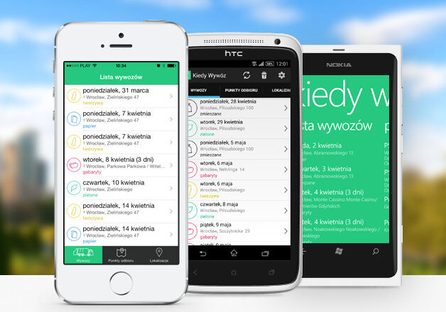 Marki - bezpłatna aplikacja KiedyWywóz