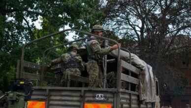 Żołnierze obrony przeciwlotniczej Sił Zbrojnych RP na terenie powiatu wołomińskiego