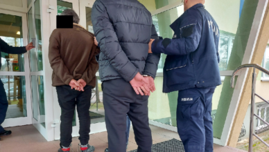 Policjanci zatrzymali trzech obywateli Gruzji podejrzanych o włamanie do pojazdu i kradzież 20 tys. złotych [wideo]