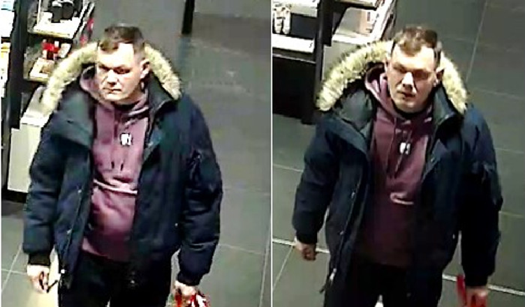 Kradzież perfum - policja poszukuje mężczyzny ze zdjęcia