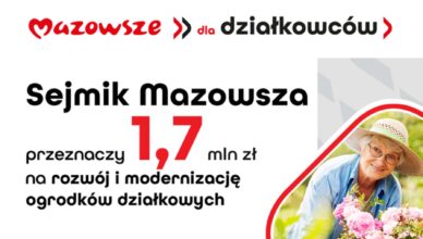 Pieniądze dla działkowców