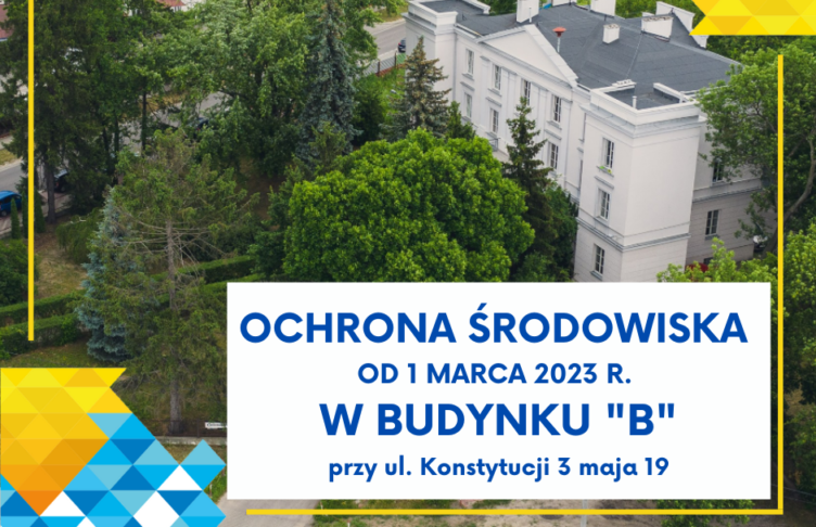 Radzymin: Referat Ochrony Środowiska zmienia lokalizację.