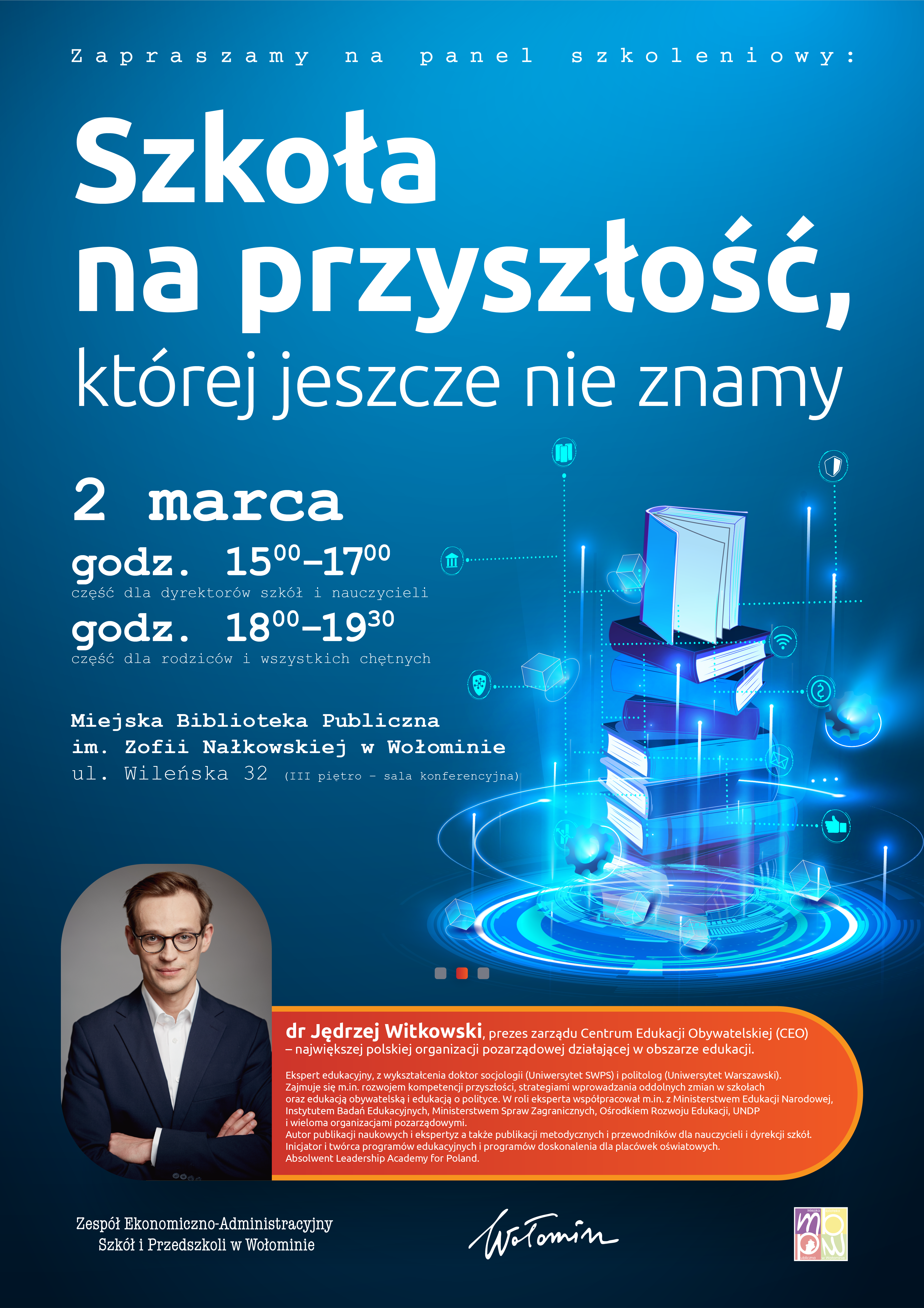 Nowy termin szkolenia „Szkoła na przyszłość, której jeszcze nie znamy”