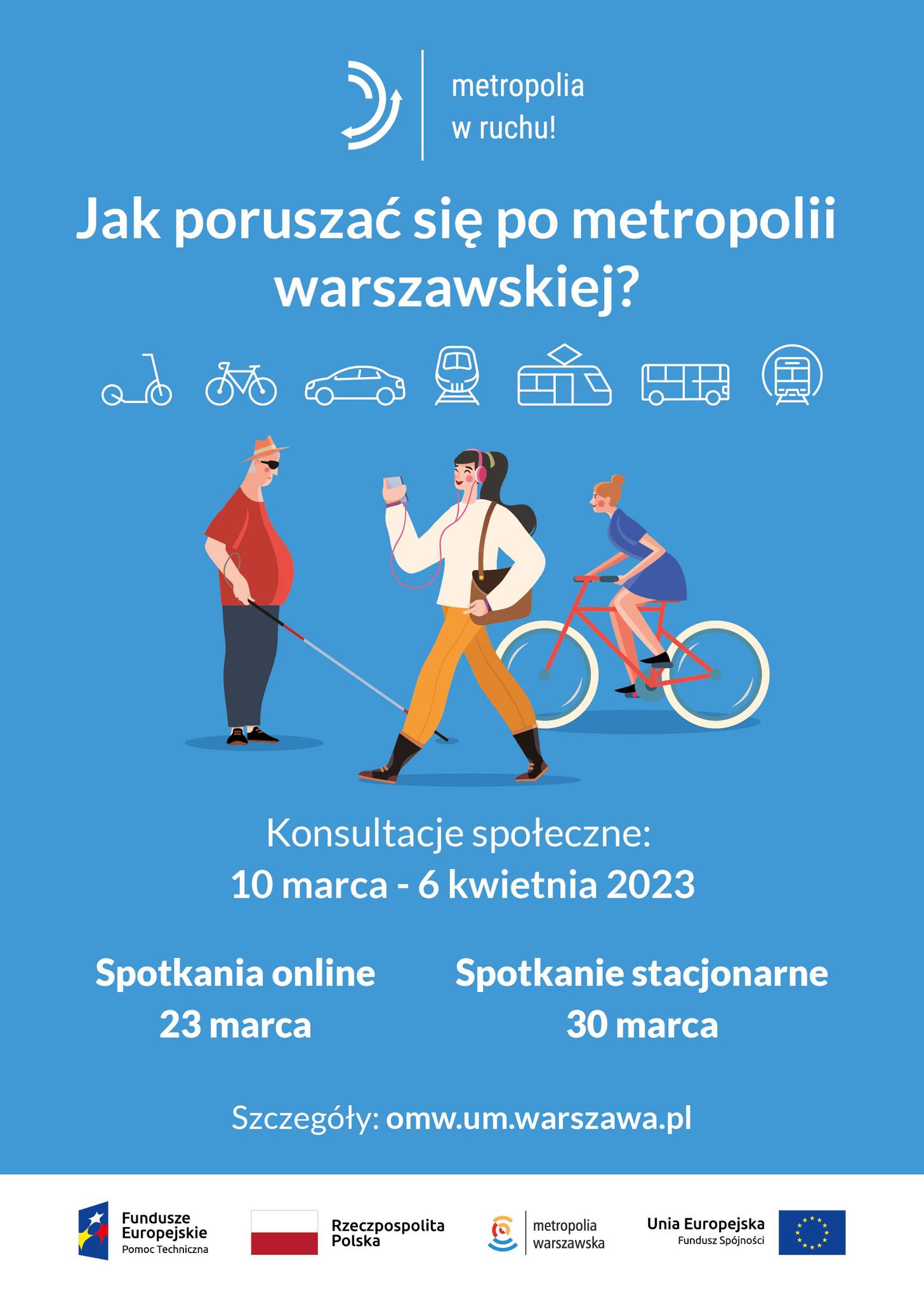 Konsultacje społeczne "Jak poruszać się po metropolii warszawskiej?"