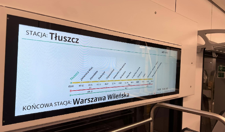 Nowy pociąg na trasie Warszawa Wileńska - Tłuszcz
