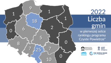 Województwo śląskie antysmogowym liderem w 2022 roku - Przasnysz prowadzi w Mazowszu