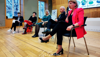 Burmistrz Wołomina z wizytą u studentów