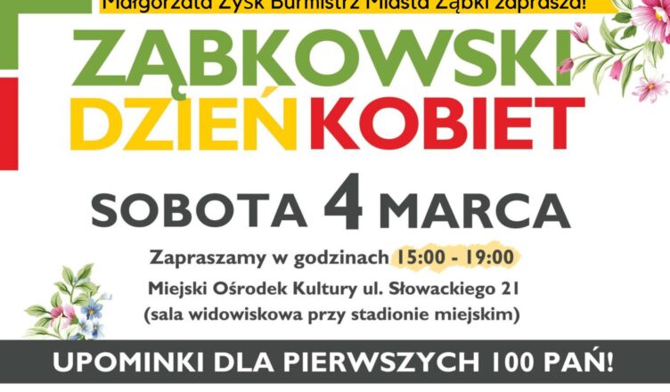 Ząbkowski Dzień Kobiet na trybunie miejskiej