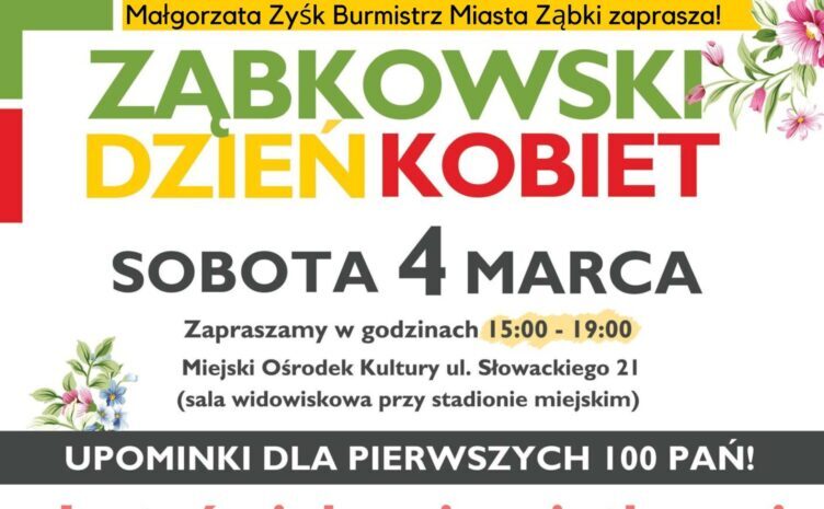 Ząbkowski Dzień Kobiet na trybunie miejskiej