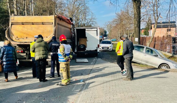 Wypadek z udziałem 5 samochodów