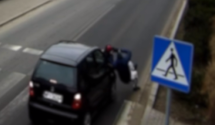 O krok od tragedii - Policja publikuje nagranie z wypadku