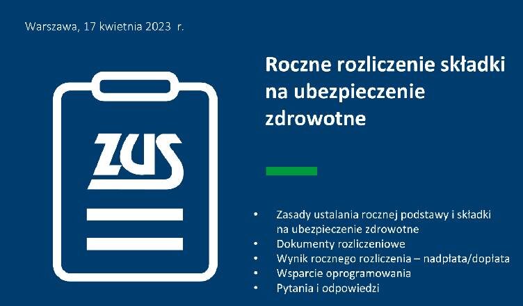 Rozlicz składkę zdrowotną