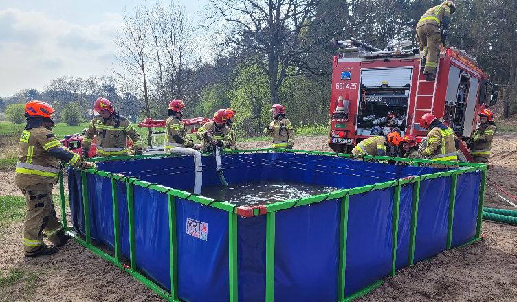 Wspólne ćwiczenia JRG Wołomin oraz OSP z powiatu wołomińskiego