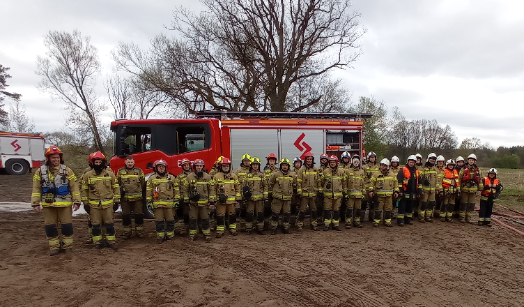 Wspólne ćwiczenia JRG Wołomin oraz OSP z powiatu wołomińskiego