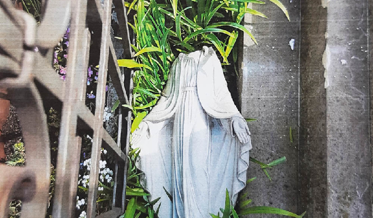 Policja zatrzymała wandala, który uszkodził figurkę Matki Boskiej