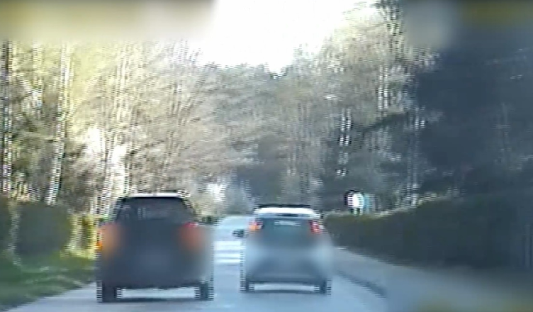28 punktów karnych w zaledwie parę sekund - policja publikuje nagranie
