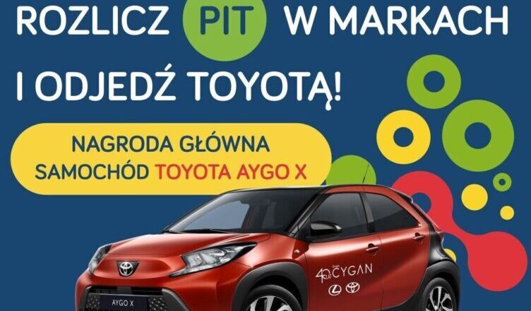 Marki - Loteria PIT - wypełnij formularz i odjedź TOYOTĄ
