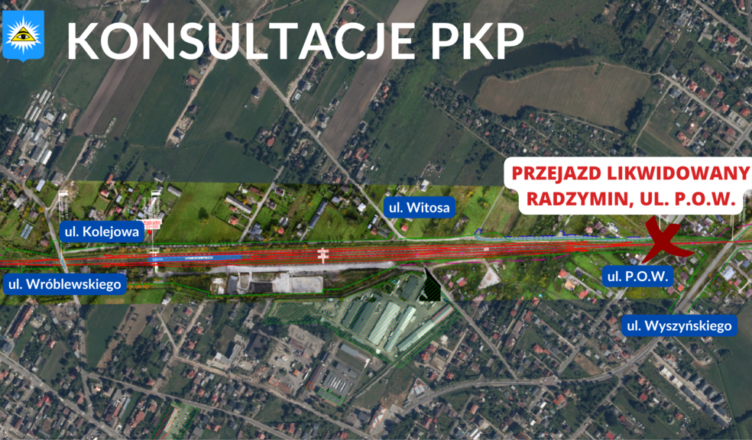 Radzymin - stanowisko Gminy Radzymin w sprawie konsultowanych rozwiązań przedprojektowych dla linii kolejowej nr 10 Legionowo -Radzymin – Tłuszcz