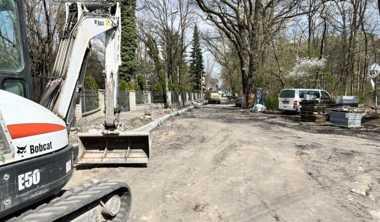 Zielonka - aktualności z placu budowy ulicy Długiej