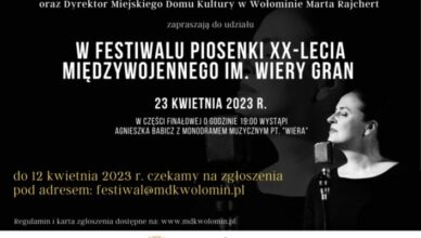 Wołomin - Festiwal Piosenki XX-lecia Międzywojennego im. Wiery Gran