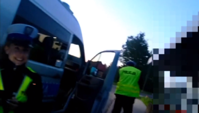 Nietypowa interwencja - pijany kierowca sam wezwał policję [nagranie]