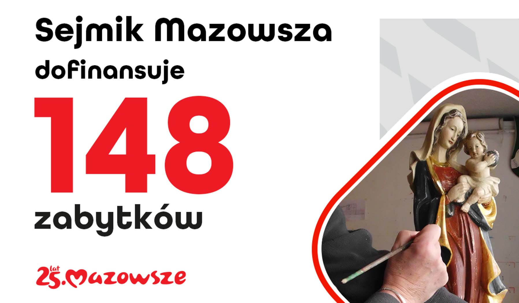 45 zabytków z Warszawy i powiatów podwarszawskich ze wsparciem sejmiku Mazowsza