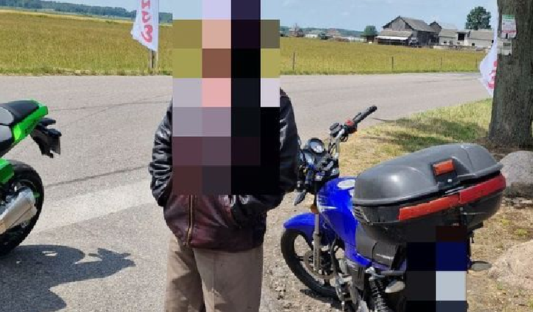 Pijany motorowerzysta wjechał na trasę Mistrzostw Polski w Kolarstwie