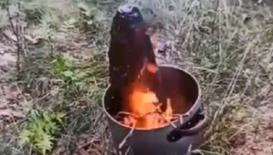 Wybuchowa zupa czyli niebezpieczna zabawa w lesie