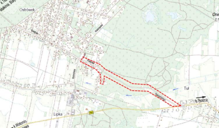 Przetarg na rozbudowę ul. Kolejowej w Ostrówku i ul. Papczyńskiego w Tule