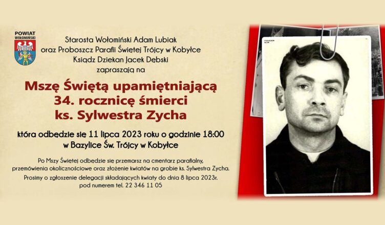 Obchody 34. rocznicy śmierci ks. Sylwestra Zycha