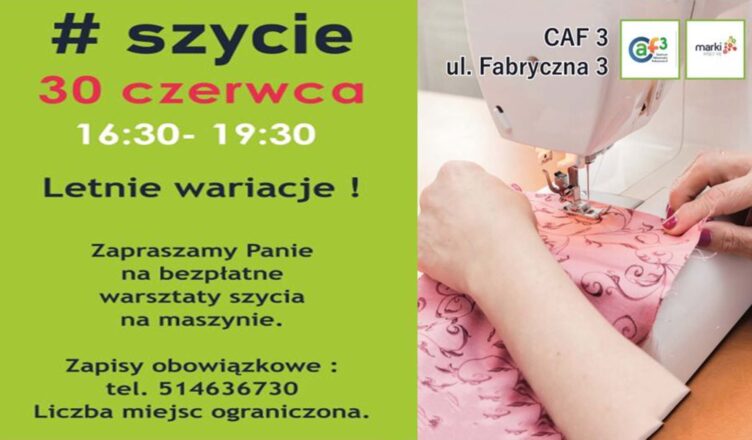 Marki - kreatywne warsztaty szycia dla kobiet