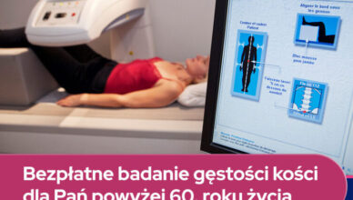 Zielonka - Stop osteoporozie - bezpłatne badania gęstości kości