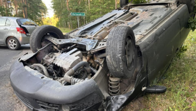 Nieustąpienie pierwszeństwa doprowadziło do groźnej kolizji