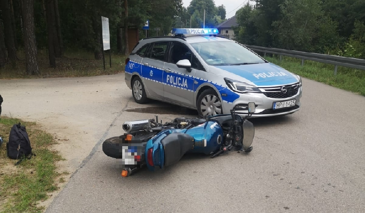 Uciekał na motocyklu przed policją - nie miał ani prawa jazdy, ani badania technicznego