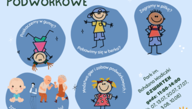 Wołomin - czwartkowe potyczki podwórkowe w Parku im. Wodiczki