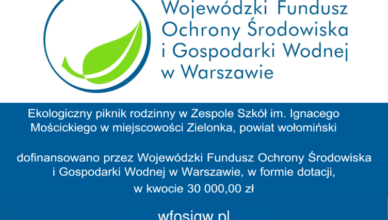 Wrześniowy piknik rodzinny w Zespole Szkół im. Ignacego Mościckiego w Zielonce
